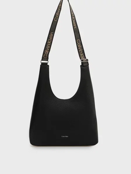 Сумка Calvin Klein с ремешками черная