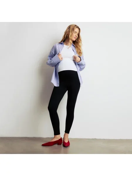 Reserved Egyszínű leggings fekete