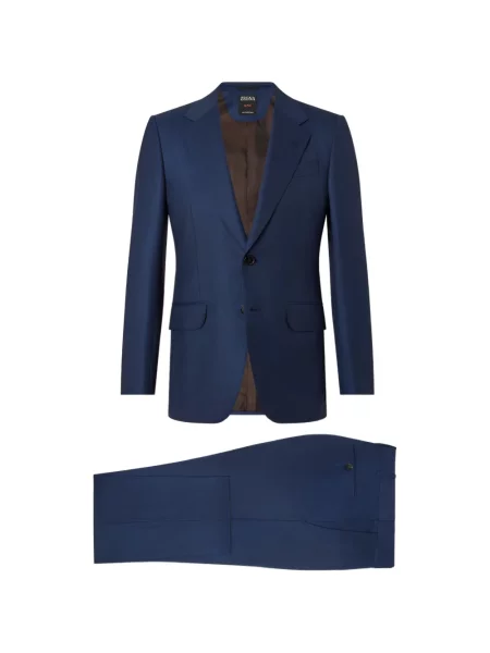 Costum Zegna de lână albastru