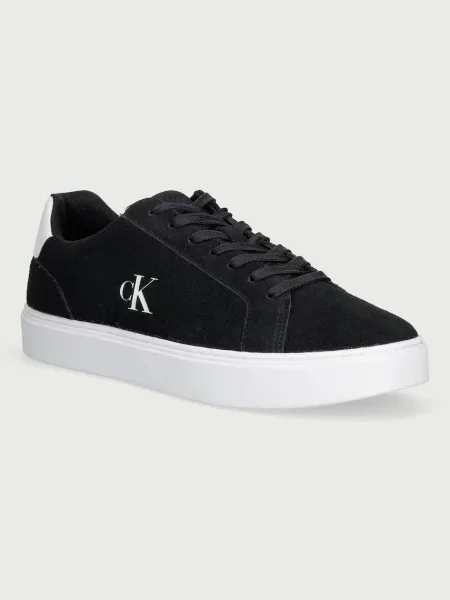Calvin Klein CLASSIC CUPSOLE LACEUP SU sneakers boty semišové černé
