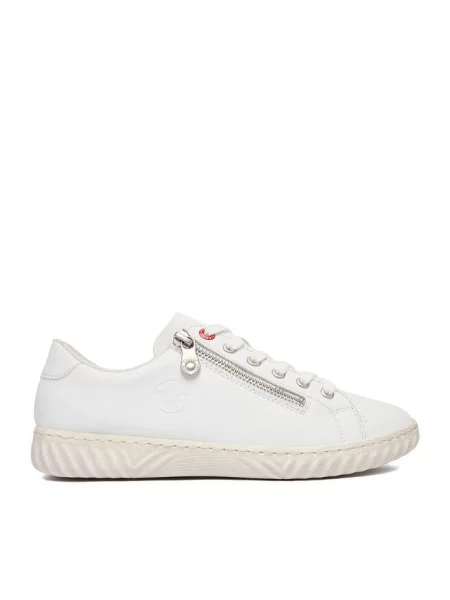 Sneakersy Rieker białe