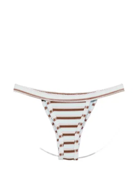 Bikini Frankies Bikinis cu dungi albastru