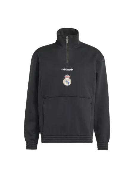 ADIDAS PERFORMANCE Mikina Real Madrid EQT černá bílá
