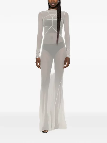 Rochie maxi Rick Owens gri