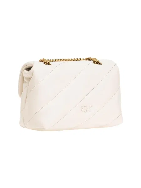 Crossbody kabelka Pinko biela