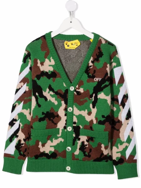 Kardigan dziecięcy Off-white biały