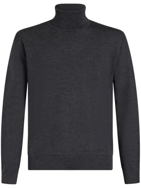 Pulover Etro cu broderie gri