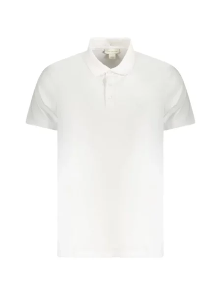 Scurt tricou polo Calvin Klein alb