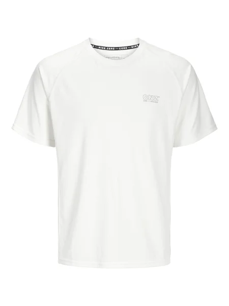 JACK & JONES Tricou JCOCNZ negru alb