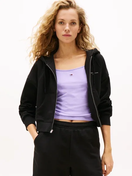 Geacă de blugi Tommy Jeans alb