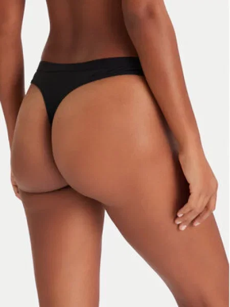 Tommy Hilfiger tangá dámske s elastanom čierna