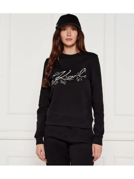 Karl Lagerfeld Pulóver Orchid fekete