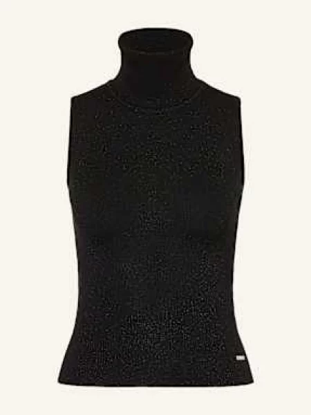 Pletené pletené tričko Dsquared2 černé