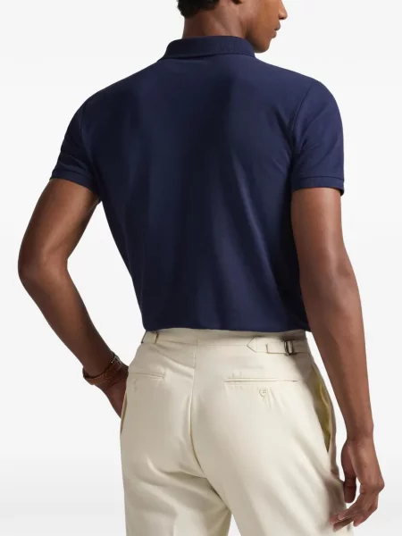 Pletena prugasta vesta Polo Ralph Lauren plava