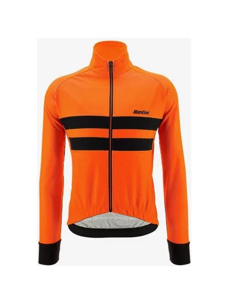 Kurtka Santini Colore Hall pomarańczowa fluorescencyjna Krój Classic XS czarna