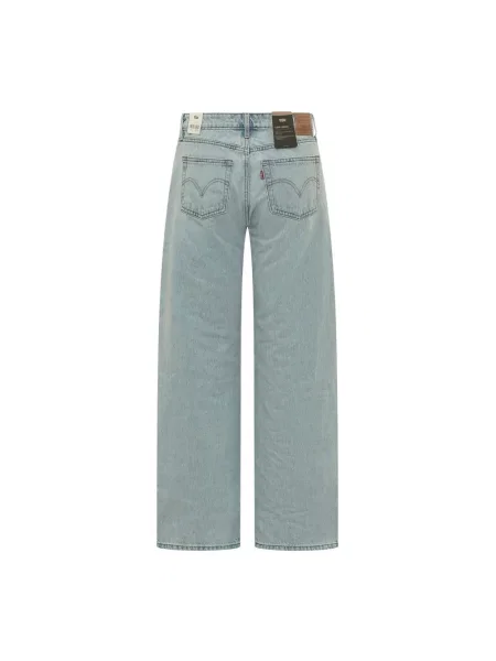Szerokie jeansy Levi's niebieskie