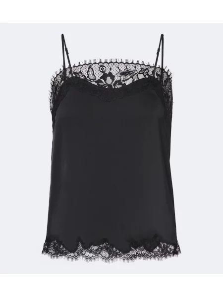 Maiou Faithfull din satin negru