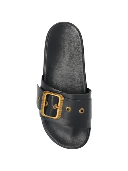 Sandale Allsaints cu cataramă negru