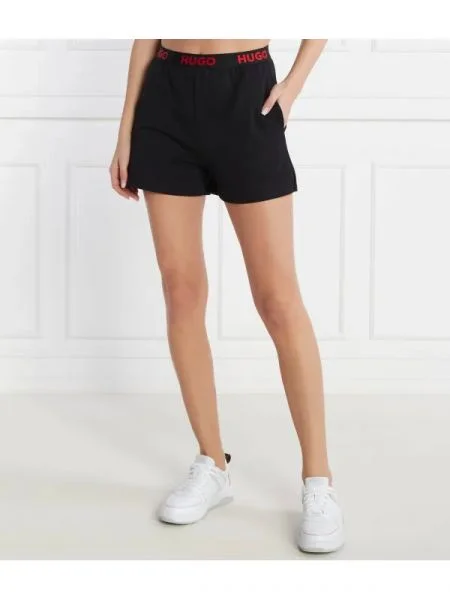 Hugo Pantaloni scurți SPORTY LOGO negru