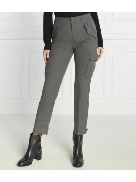 LAUREN RALPH LAUREN Gyapjú cargo nadrág | Skinny fit