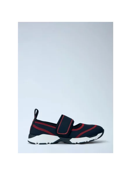 Buty do biegania Marni skórzane do biegania niebieskie