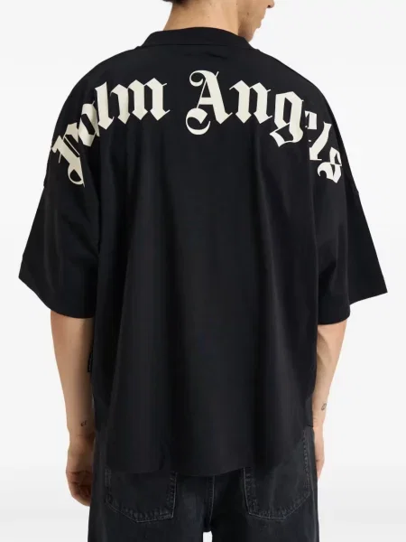 Tricou Palm Angels cu imagine negru