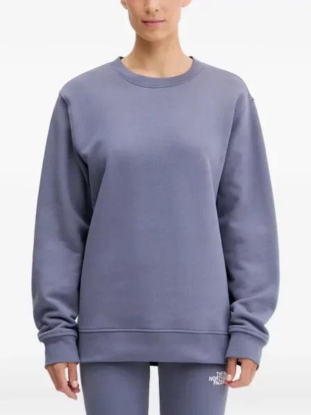 Pulover The North Face cu broderie albastru