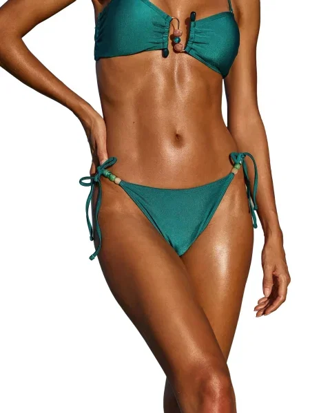 Lipsy Slip costum de baie cyan