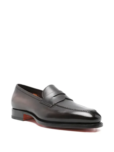 Pantofi loafer Santoni maro