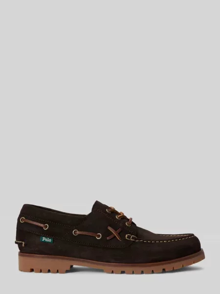Polo Ralph Lauren mokasyny skórzane Ranger Deck brązowe