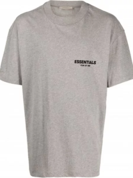 Tricou Fear Of God Essentials cu imagine gri