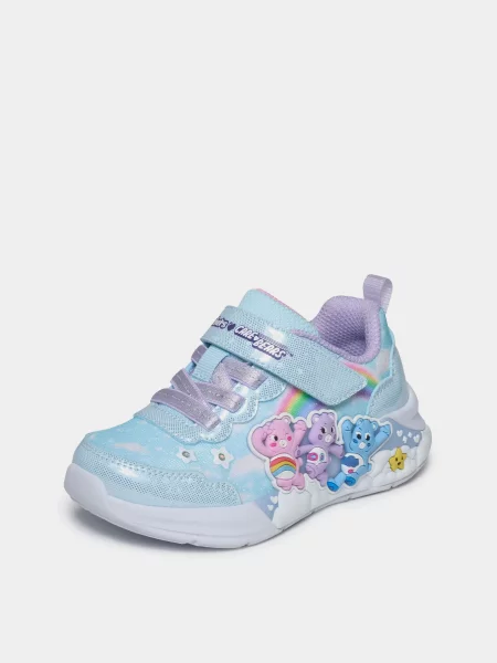 Детские кроссовки Skechers голубые