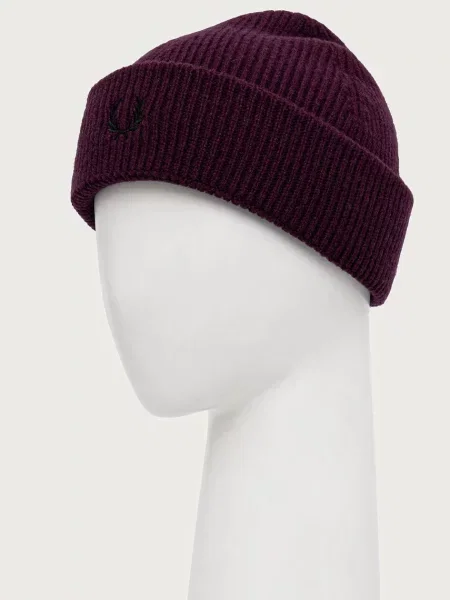 Fred Perry шапка beanie вовняна