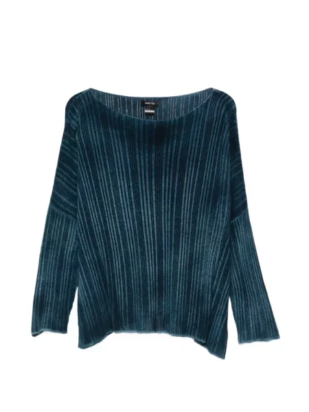 Tricou Avant Toi lung albastru