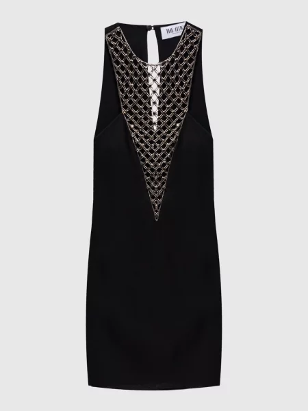 Платье мини The Attico черное