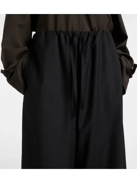 Pantaloni Toteme de lână negru