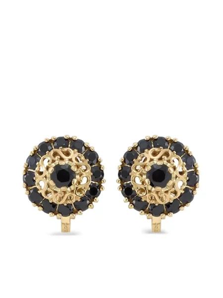Naušnice Dolce & Gabbana crna