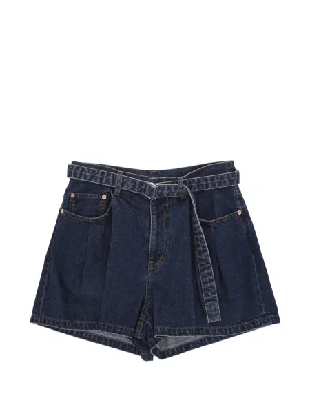 Cu centură pantaloni scurți Sacai albastru