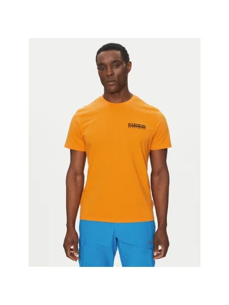 Napapijri Majica S-Vignoni Regular Fit oranžna