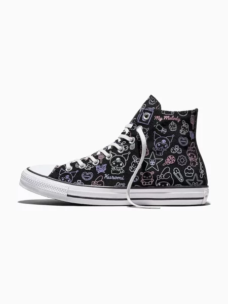 Converse x Hello Kitty Chuck Taylor All Star HI trampki czarne