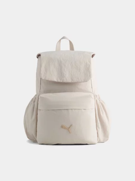 Повседневный рюкзак Puma с капюшоном бежевый