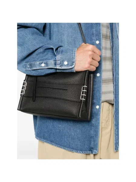 Loafersy Jw Anderson skórzane czarne