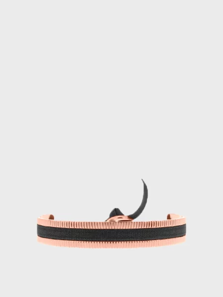 Браслет Les Interchangeables в полоску черный