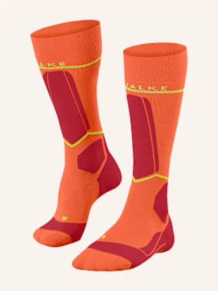 Falke Lyžařské Ponožky Sk Energizing S Merino Vlnou flash orange oranžové