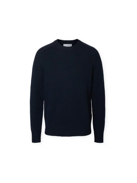 Pulover Selected tricotate albastru