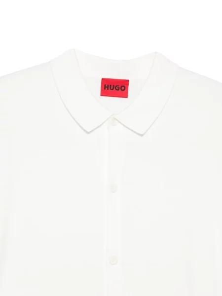 Tricou polo Boss alb