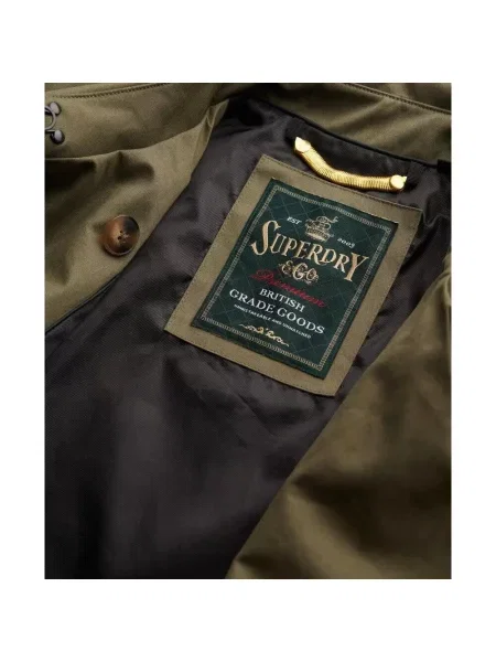 Płaszcz Superdry Trench zielony