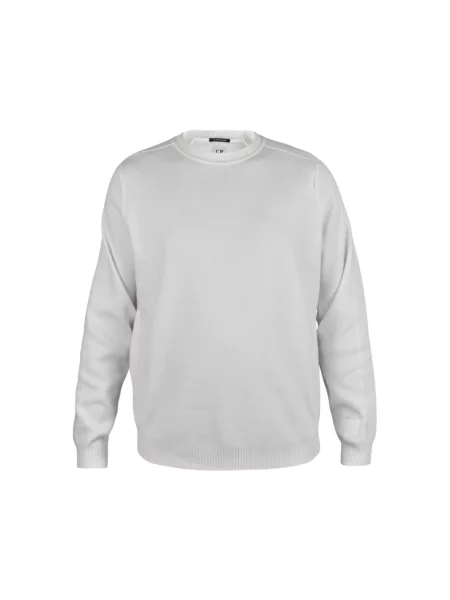 Dzianinowa bluza nierozpinana C.p. Company biała