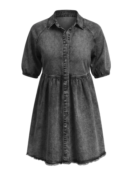 Imily Bela Rochie denim gri