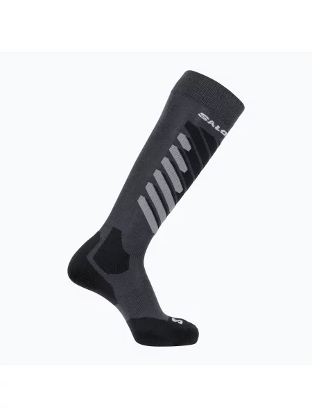 Скиорски чорапи Salomon S/Access anthracite/black/medium grey черно